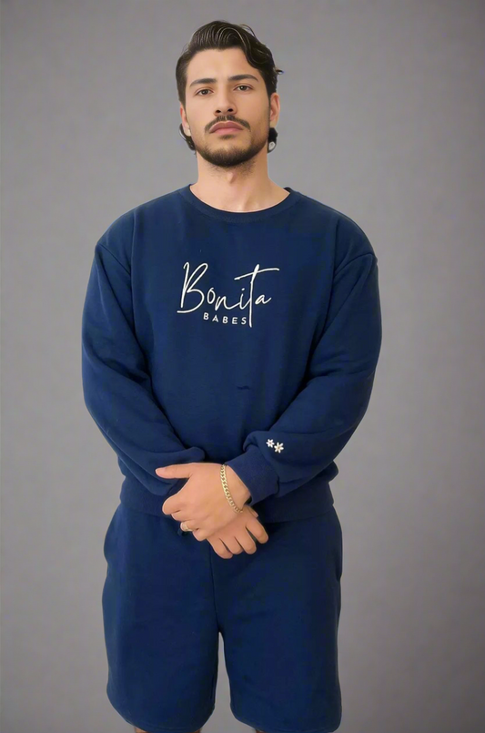 Jumper & Shorts - Navy (Men)